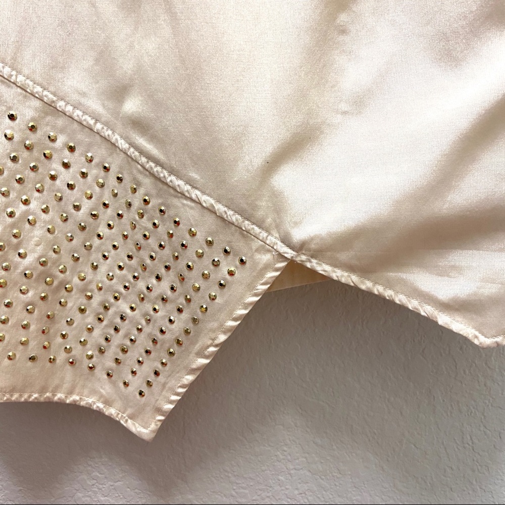 Ark & Co studded ivory & gold studded dress - S - Picture 6 of 9